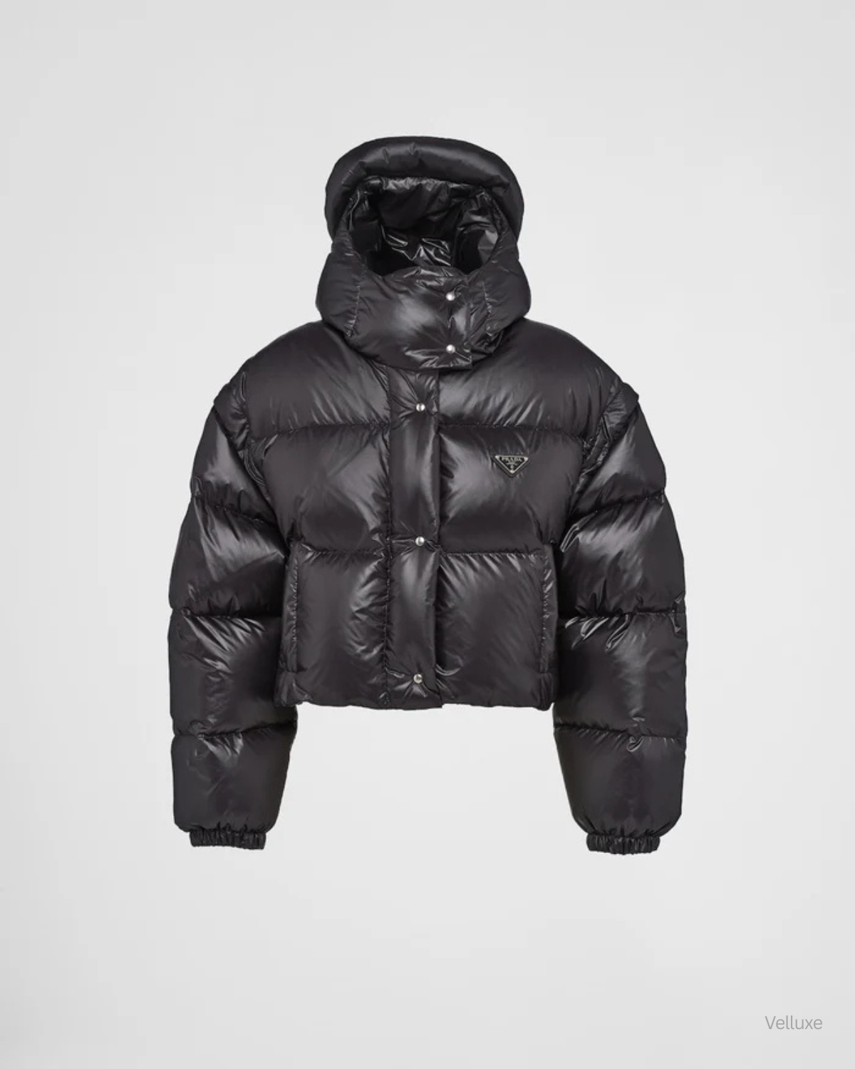 PRADA LIGHT RE-NYLON HOODED PUFFER JACKET