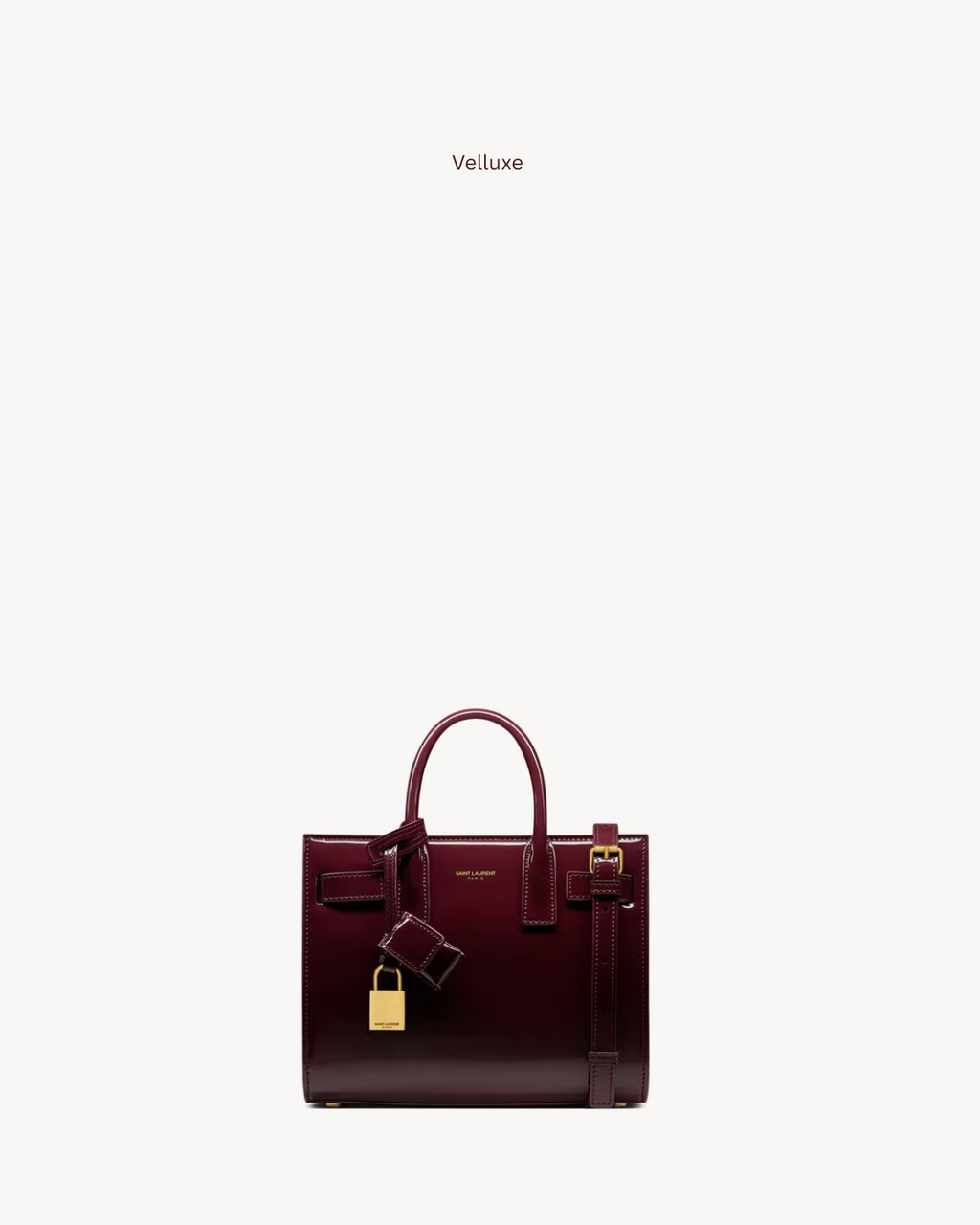 SAC DE JOUR IN PATENT LEATHER - NANO