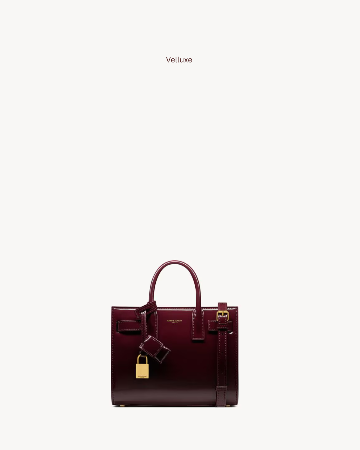 SAC DE JOUR IN PATENT LEATHER - NANO