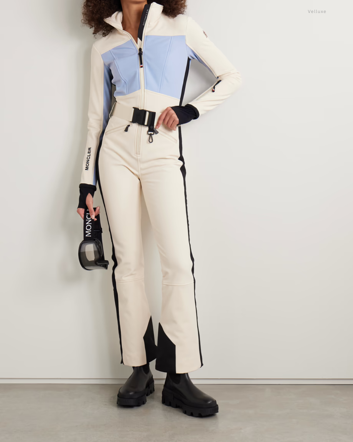 MONCLER GRENOBLE
Belted color-block ski suit